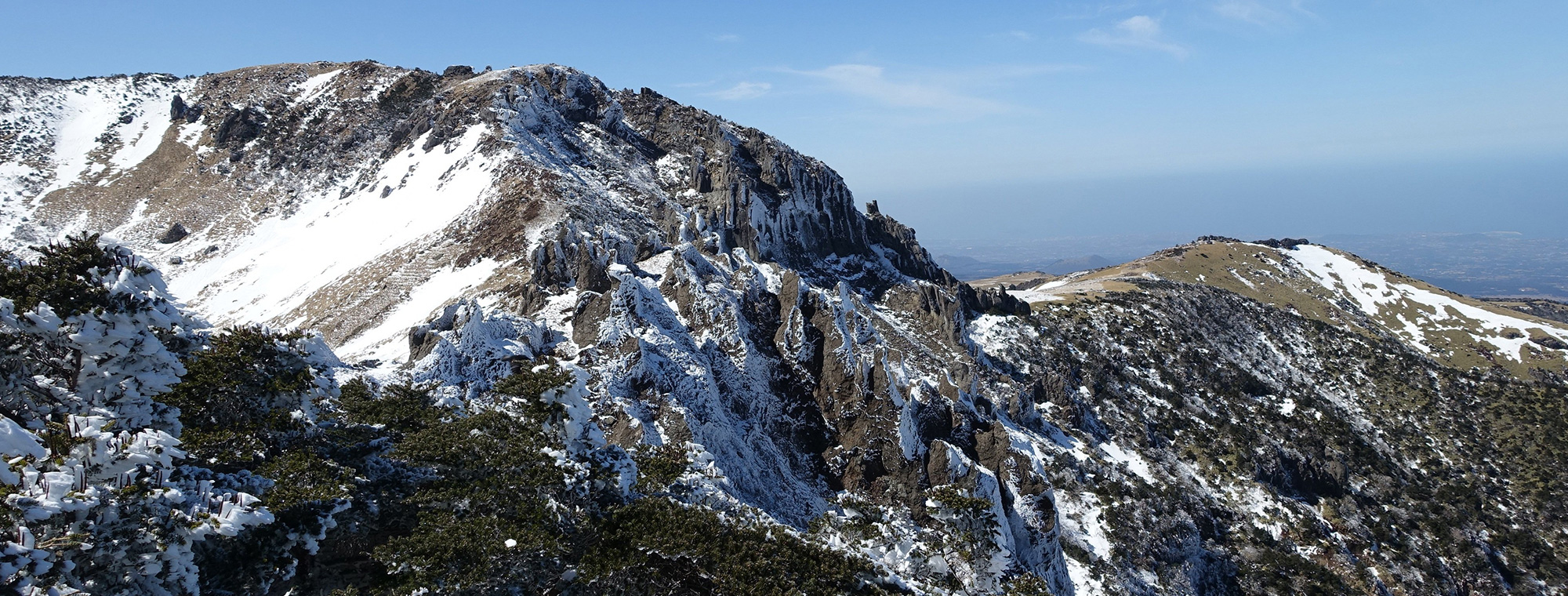 제주의겨울 한라산 설경